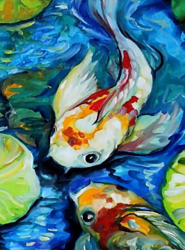 Koi Fish painting class